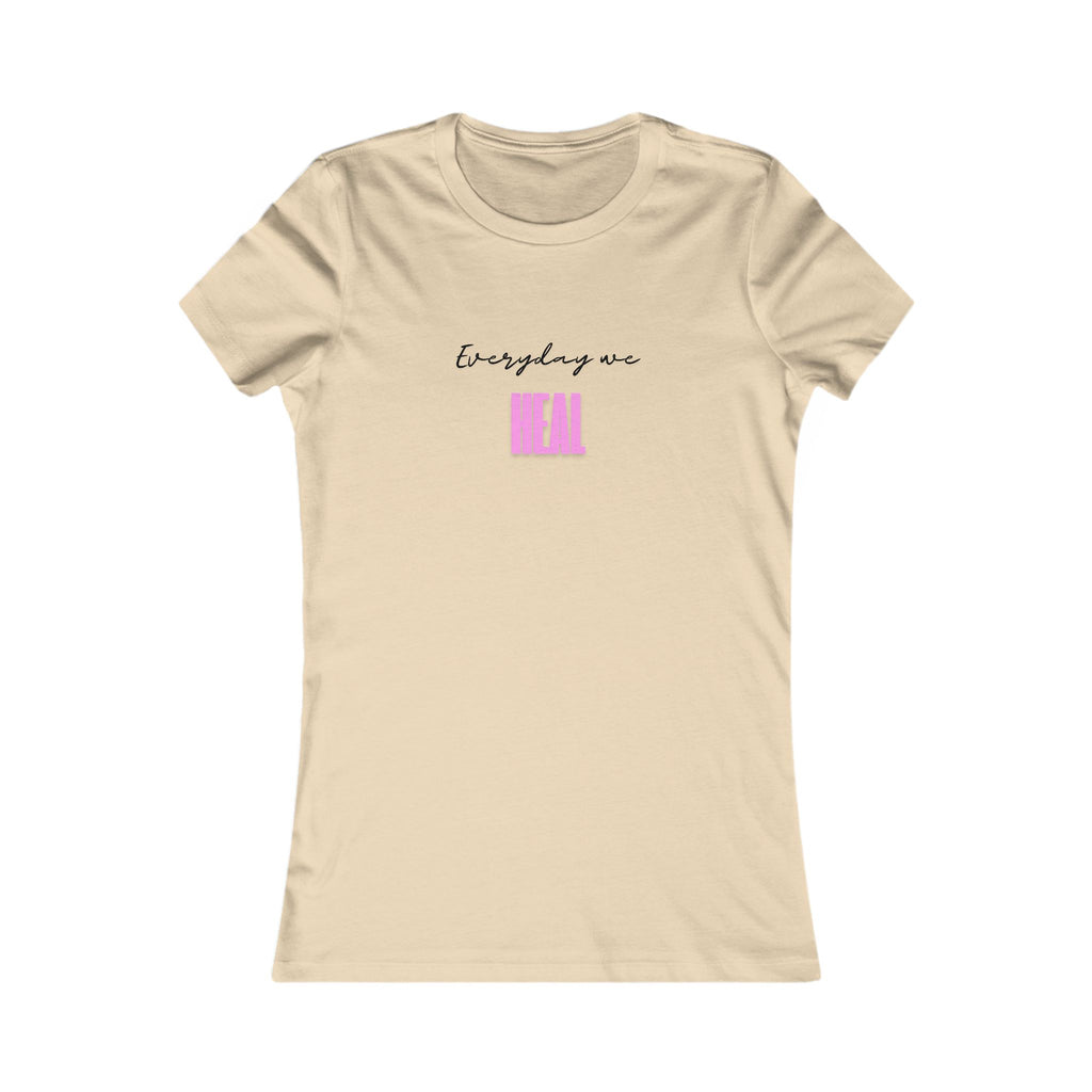 Everyday We Heal Women’s T-Shirt – Minimalist Healing Tee for Self-Care and Growth