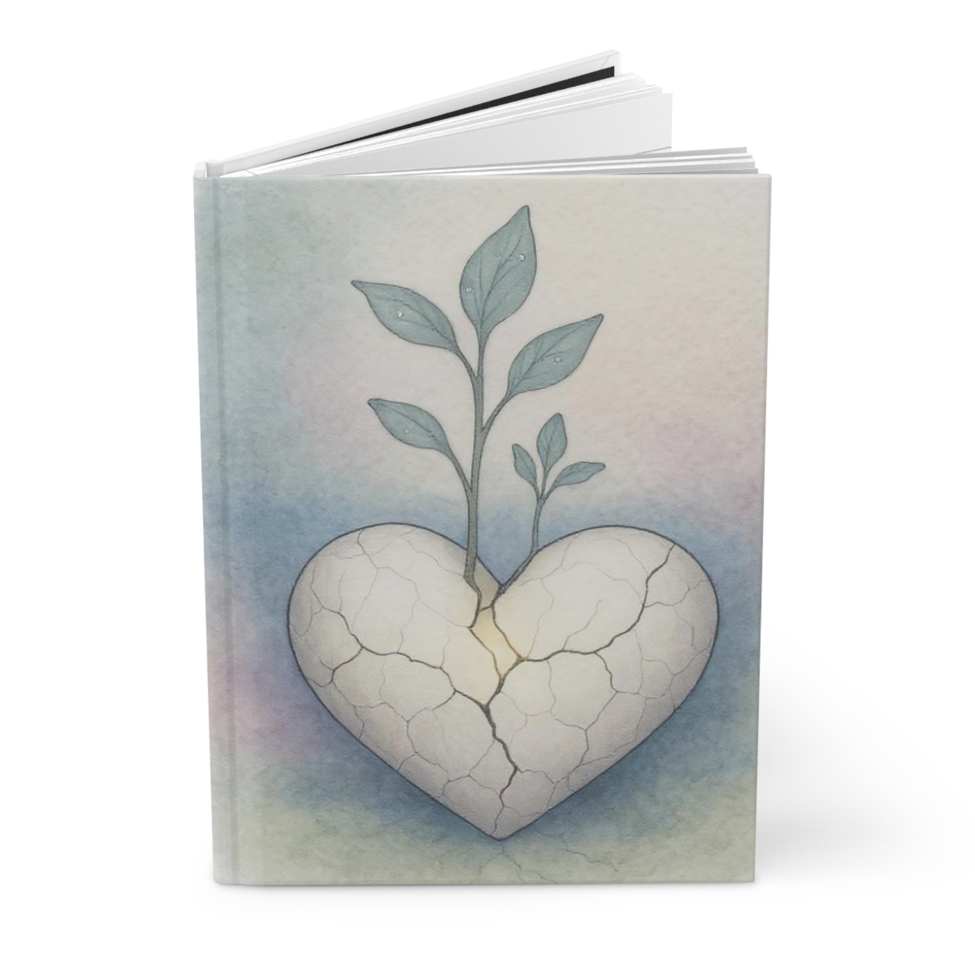 Heartfelt Growth Journal, Inspirational Writing Notebook, Self-Care Gift, Motivational Journal, Creative Gift Idea, Meditation Journal