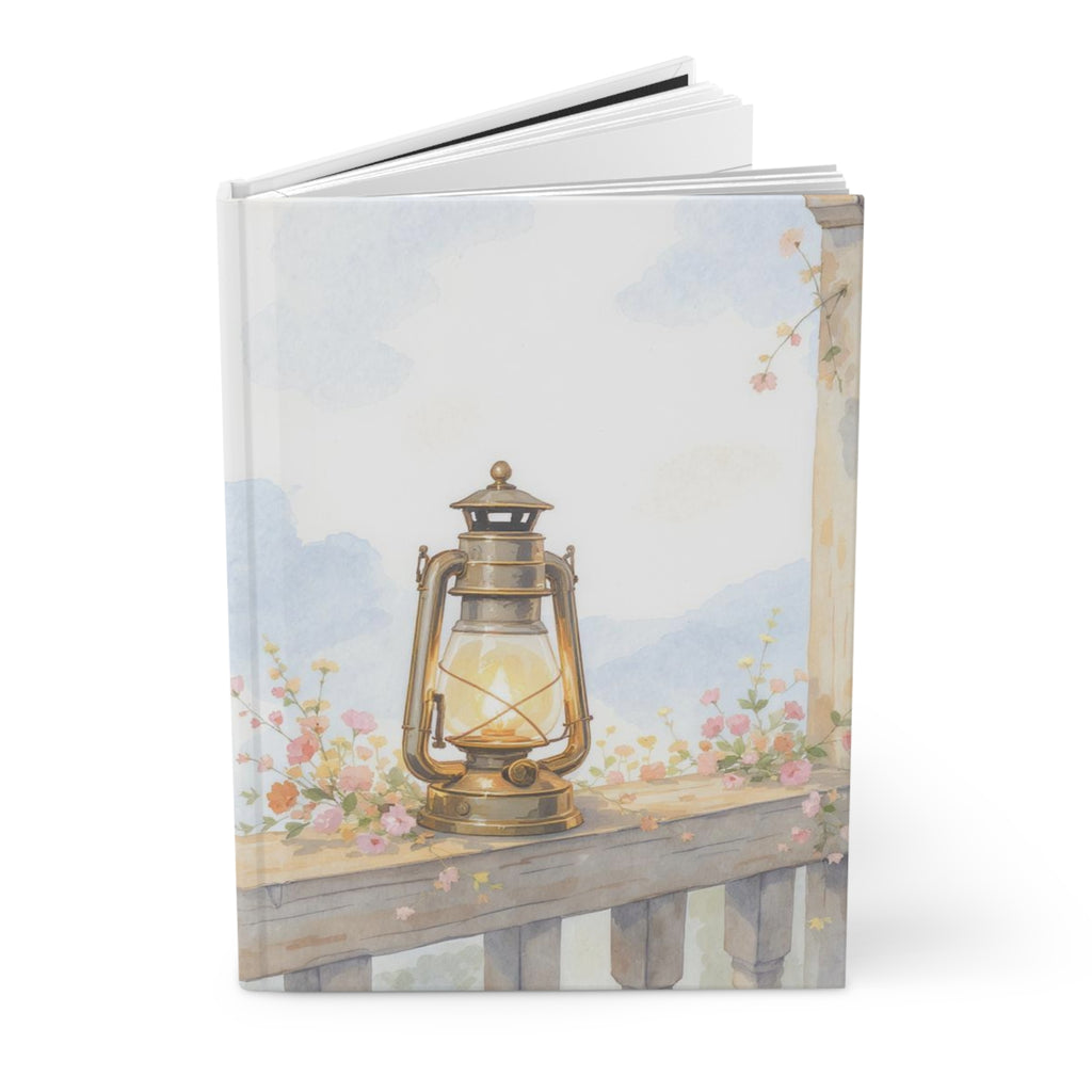 Hardcover Journal with Inspirational Designs | Gift for Writers, Motivational Journaling, Flower and Lantern Art, Self-Care Notebook, [...]