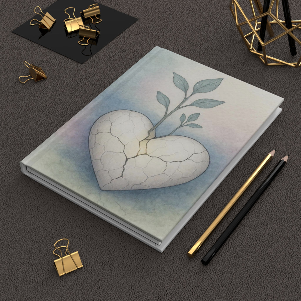 Heartfelt Growth Journal, Inspirational Writing Notebook, Self-Care Gift, Motivational Journal, Creative Gift Idea, Meditation Journal