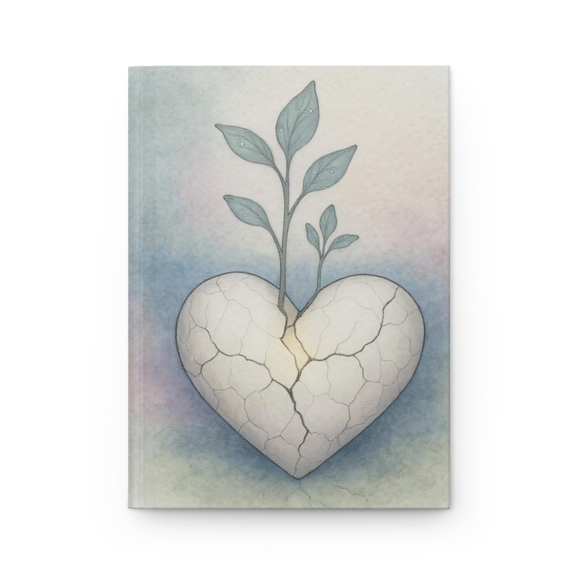 Heartfelt Growth Journal, Inspirational Writing Notebook, Self-Care Gift, Motivational Journal, Creative Gift Idea, Meditation Journal