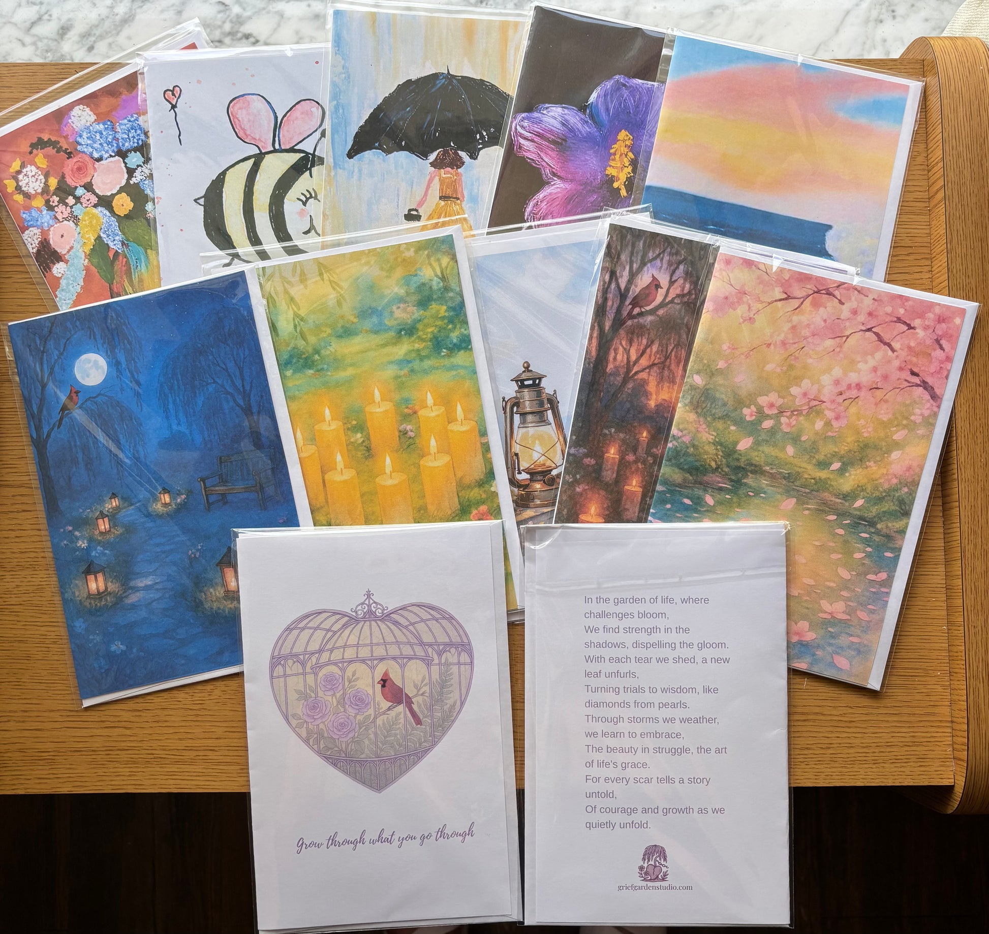 Healing Words And Art To Soothe The Heart And Soul 11 Printable Cards Digital Download