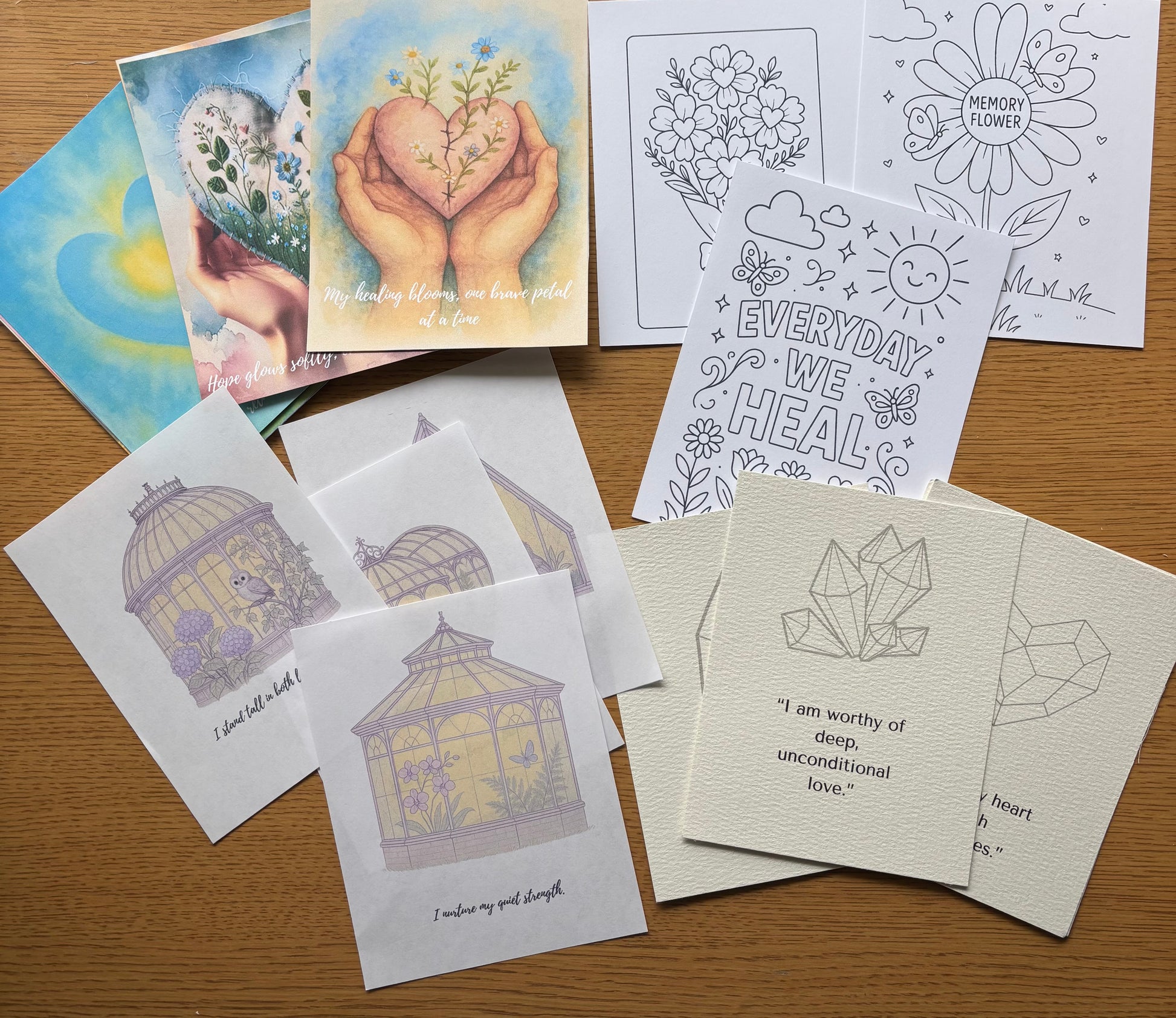 Seeds of Strength Affirmation Bundle (48) Digital Download