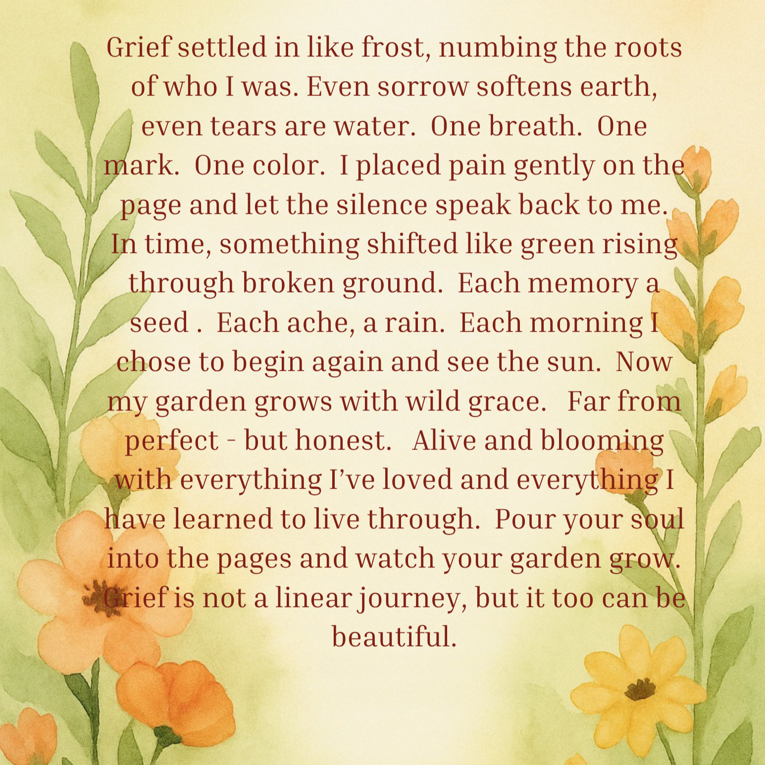 Grief Garden Workbook - Digital Download